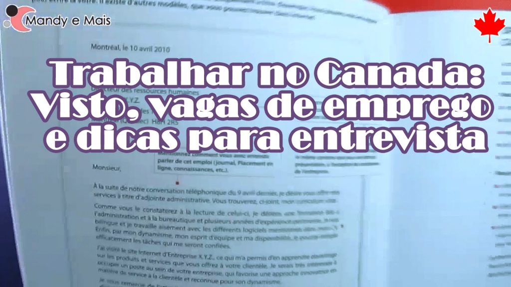 Emprego no Canada: Modelo de currículo e dicas para entrevista