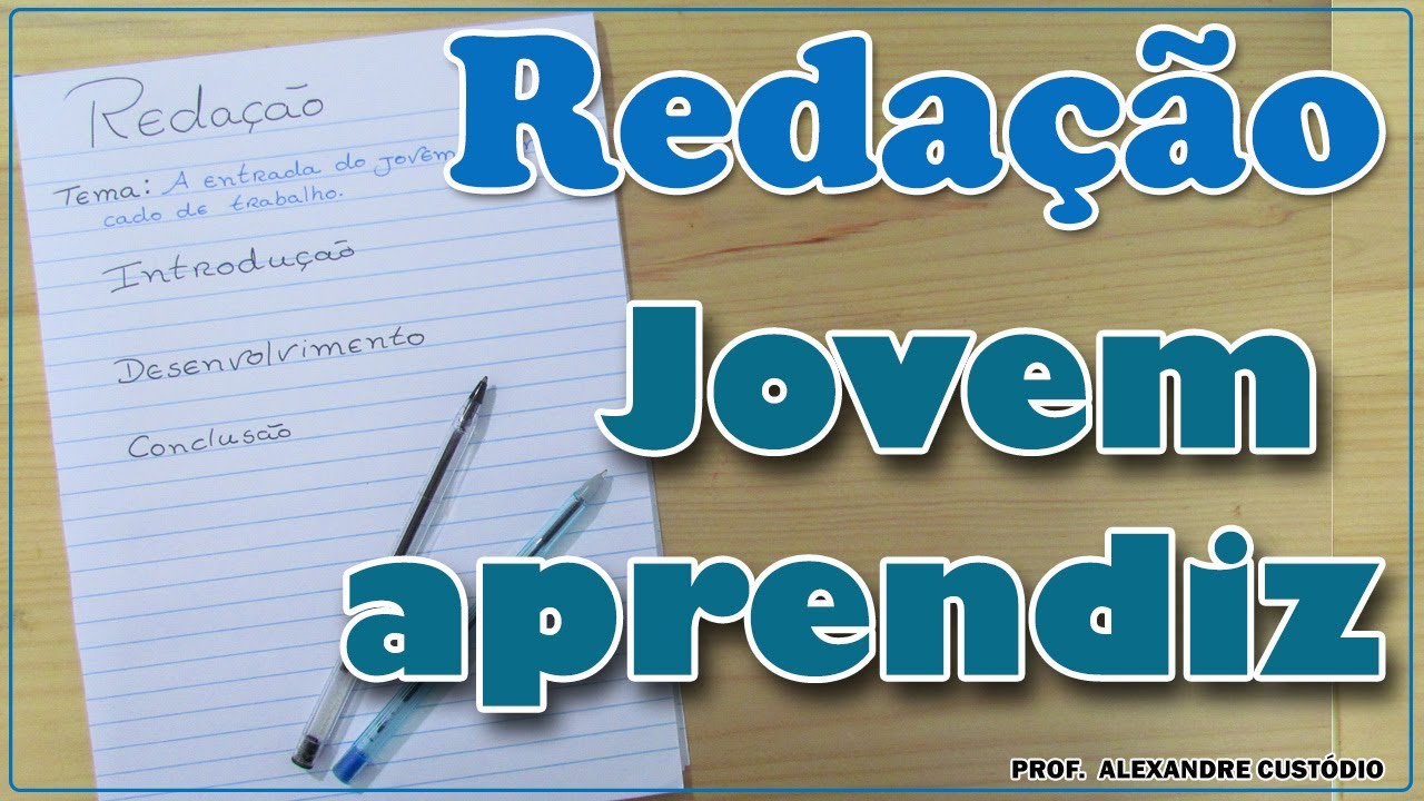 Redação para Jovem Aprendiz e primeiro emprego