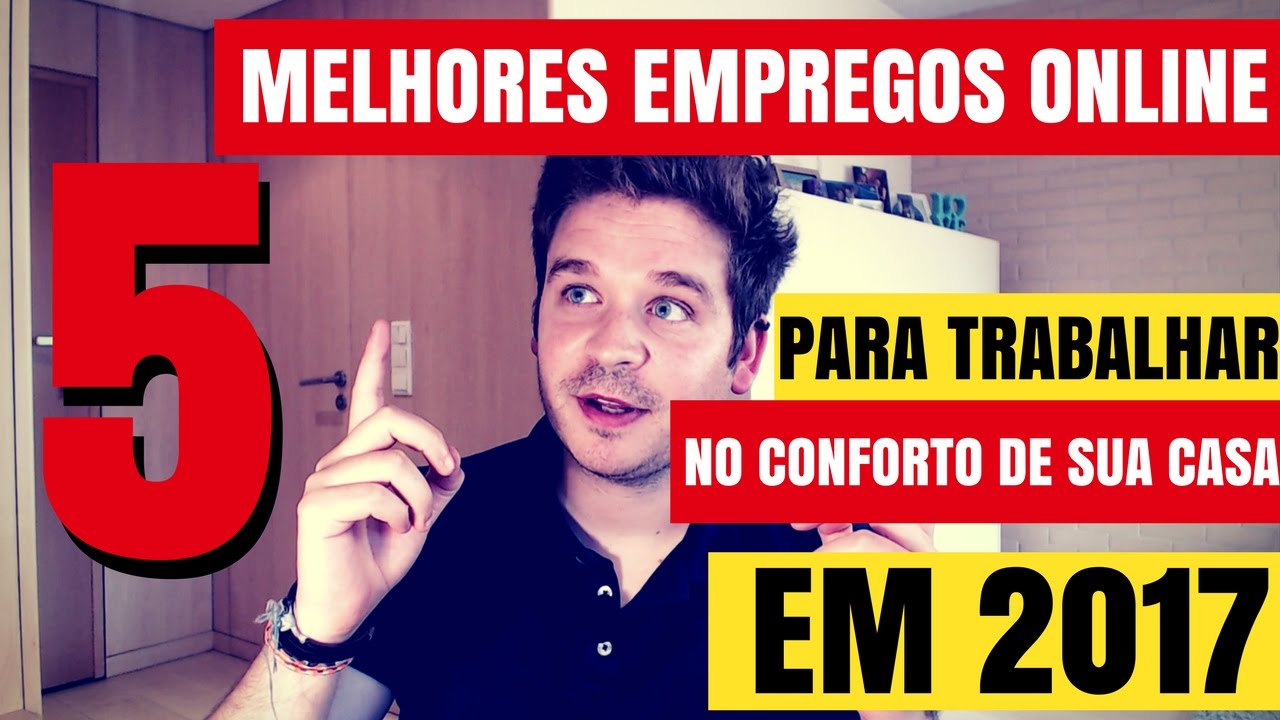 5 Empregos Online Para Trabalhar no Conforto de Casa em 2017