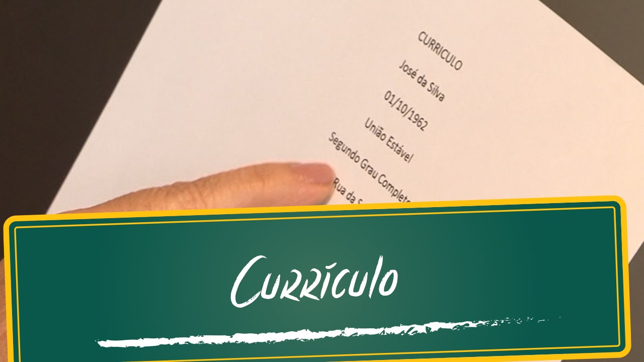 Dicas para montar um currículo