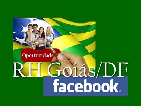 Vagas de Emprego em Goiás e Distrito Federal - Grupo Facebook