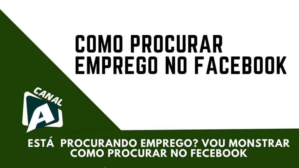 Está Procurando Emprego? Veja Como Procurar Emprego no Facebook