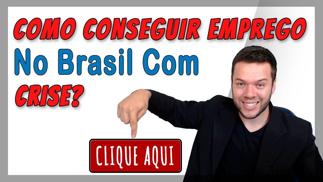 Como Conseguir Emprego No Brasil Com Crise ? Dicas Cristiano Chequim