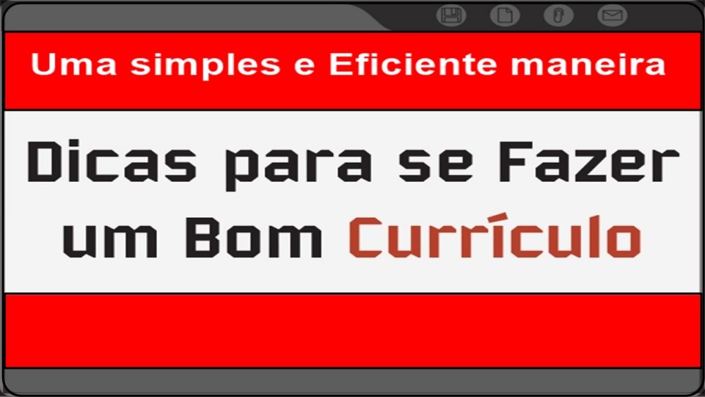 Criar Montar Preencher Curriculo Simples Como Enviar Curriculo Por Email