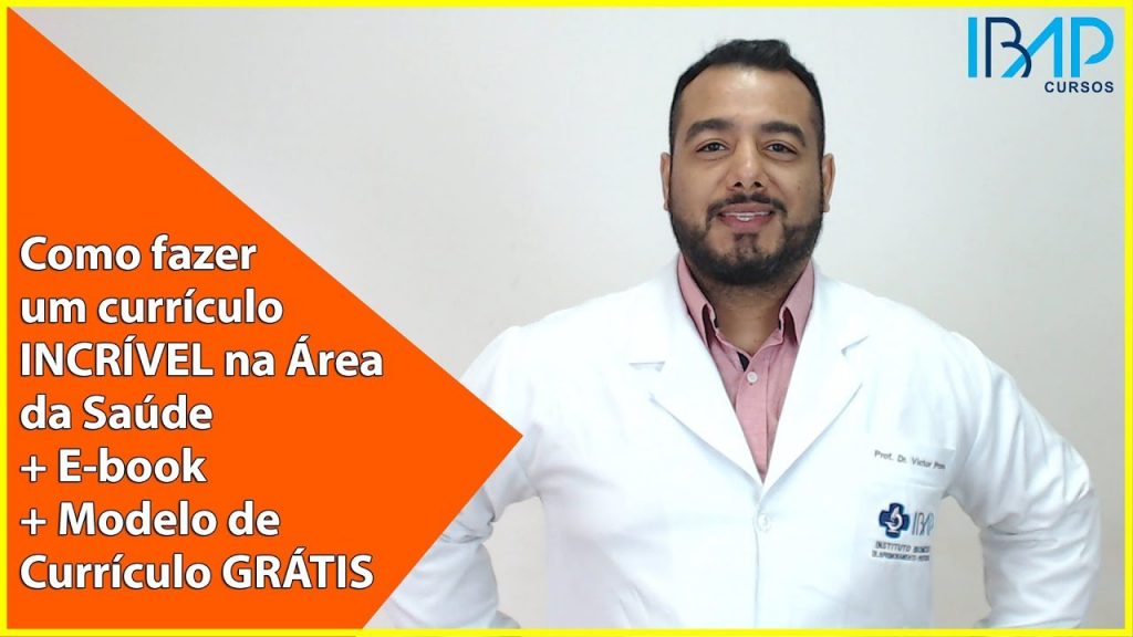 Como fazer um currículo na área da saúde (E-book guia + Modelo)