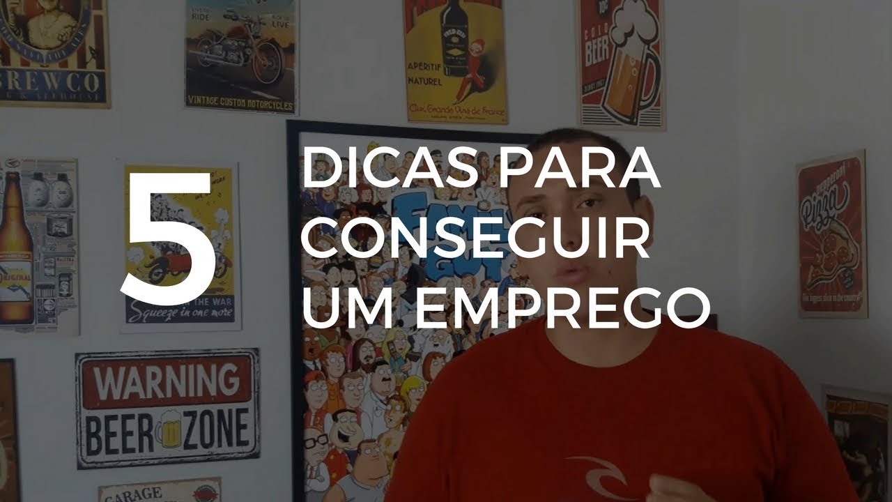 Como conseguir um EMPREGO | 5 DICAS para conseguir um trabalho