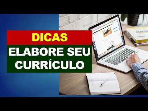 Dicas para elaboração de currículo.