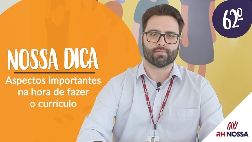 RH NOSSA | Aspectos importantes na hora de montar o currículo