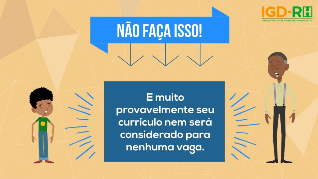 DICA 5 - DADOS PESSOAIS NO CURRÍCULO
