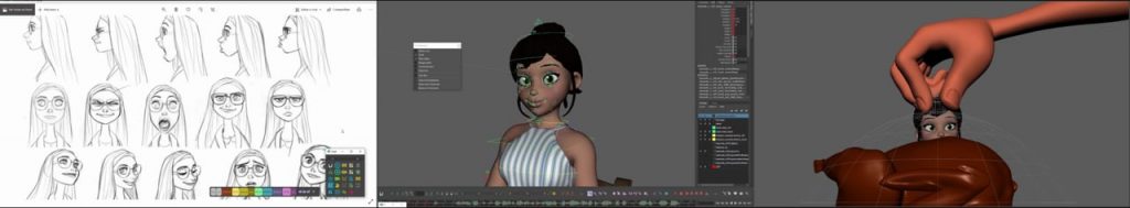 Workflow-Workspace de animação por Fabio Pugliese