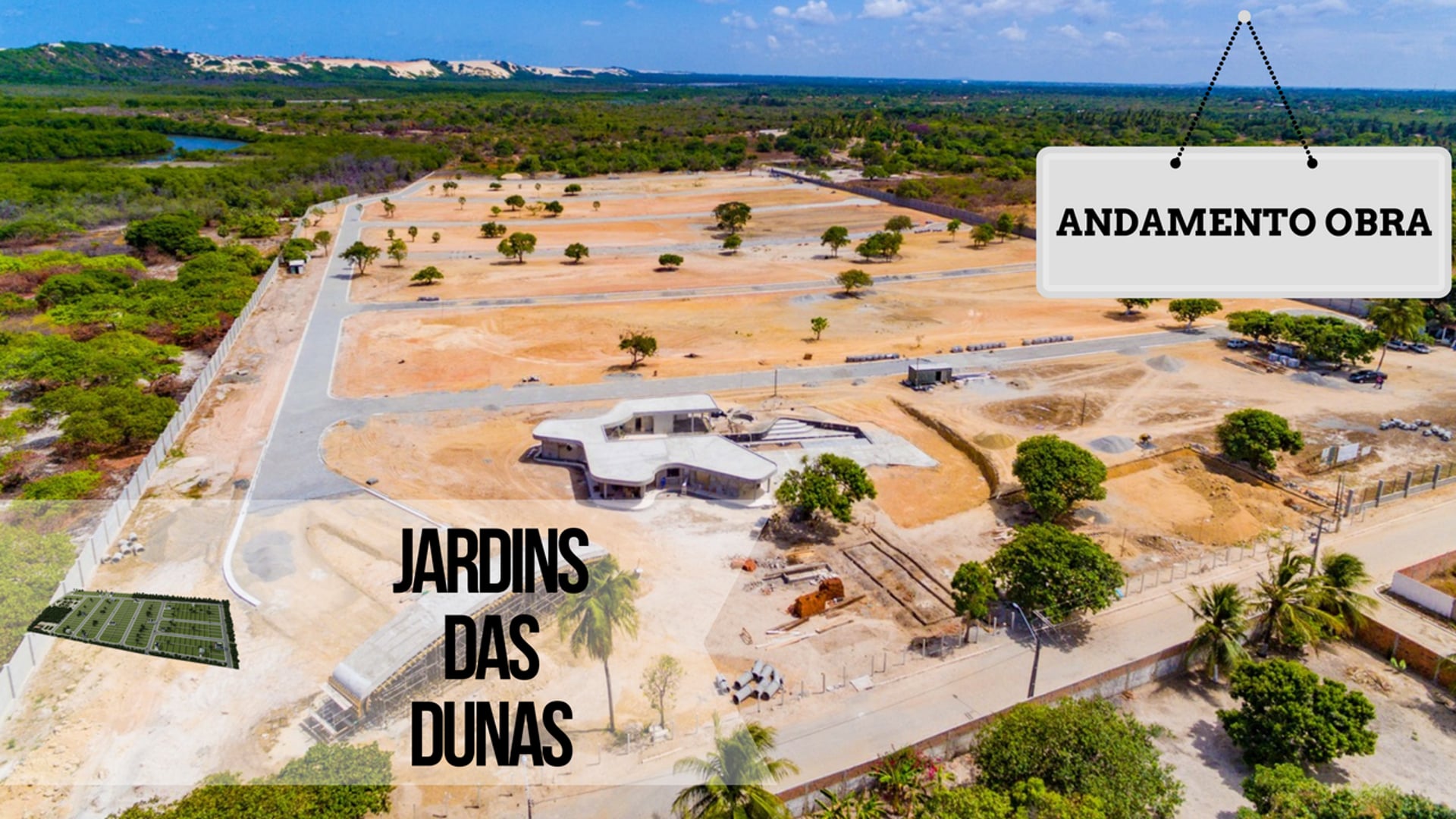 LOTEAMENTO JARDINS DAS DUNAS - ANDAMENTO OBRA - DEZ16