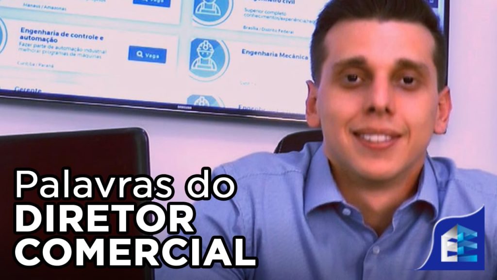 Palavras do Diretor Comercial