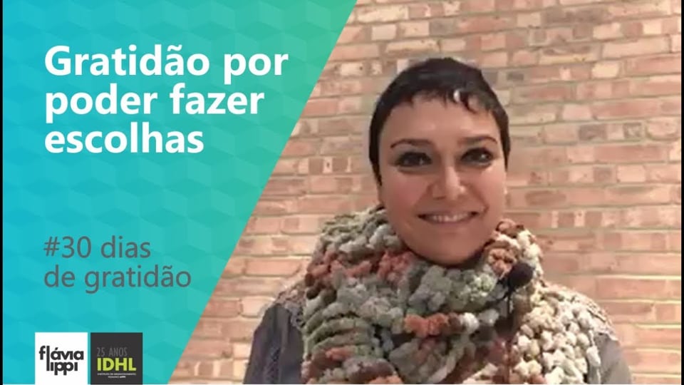 Gratidão por poder fazer escolhas | #30 dias de gratidão - 2-30