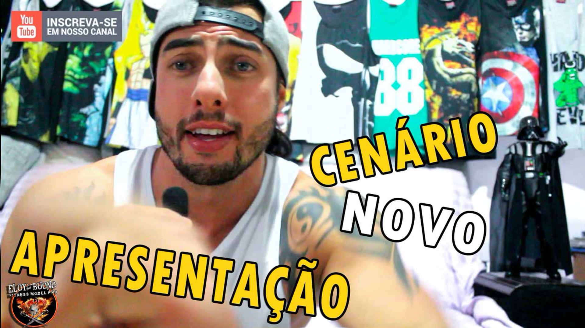 APRESENTAÇÃO: NOVO VISUAL DO CANAL ELOY BUONO - ( DARTH VADER )