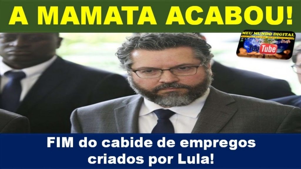A MAMATA ACABOU! FIM do cabide de empregos criados por Lula!