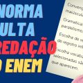 A REDAÇÃO do ENEM #2: como usar a NORMA CULTA? - Estudo da Competência 1