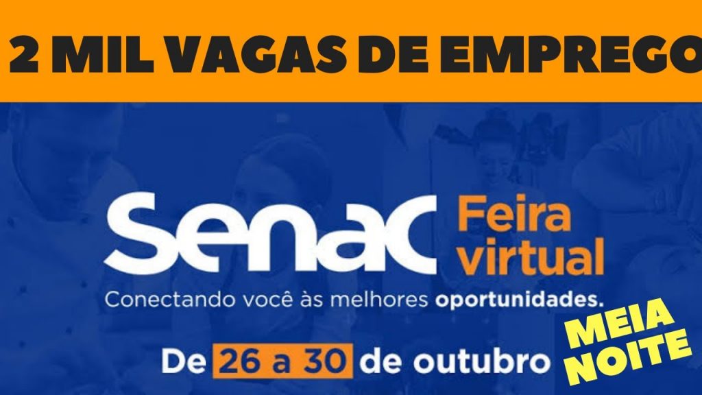 FEIRA EMPREGO SENAC: 2 mil vagas de emprego no Estado do Rio