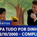 Topa Tudo Por Dinheiro - com Raça Negra | Programa Silvio Santos (22/10/2000)