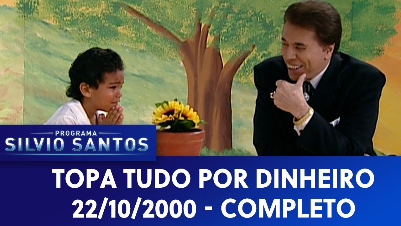 Topa Tudo Por Dinheiro com Raça Negra Programa Silvio Santos (22/10/2000) Dicas, Empregos