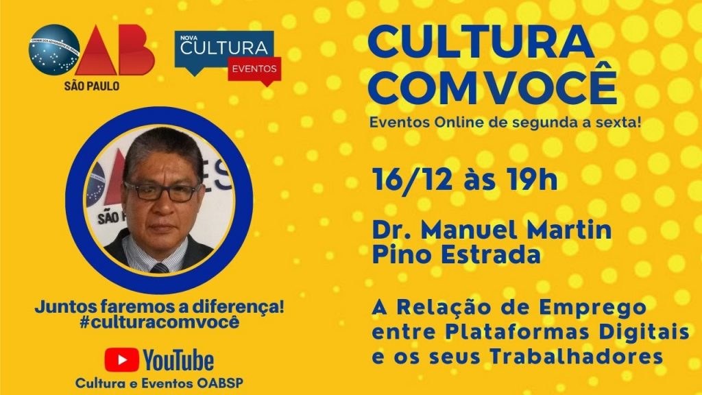A Relação de Emprego entre Plataformas Digitais e os seus Trabalhadores