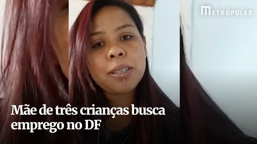 Mãe solo busca emprego para criar filhas e terminar faculdade no DF