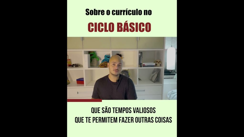 como montar o currículo no ciclo básico| #Shorts 02