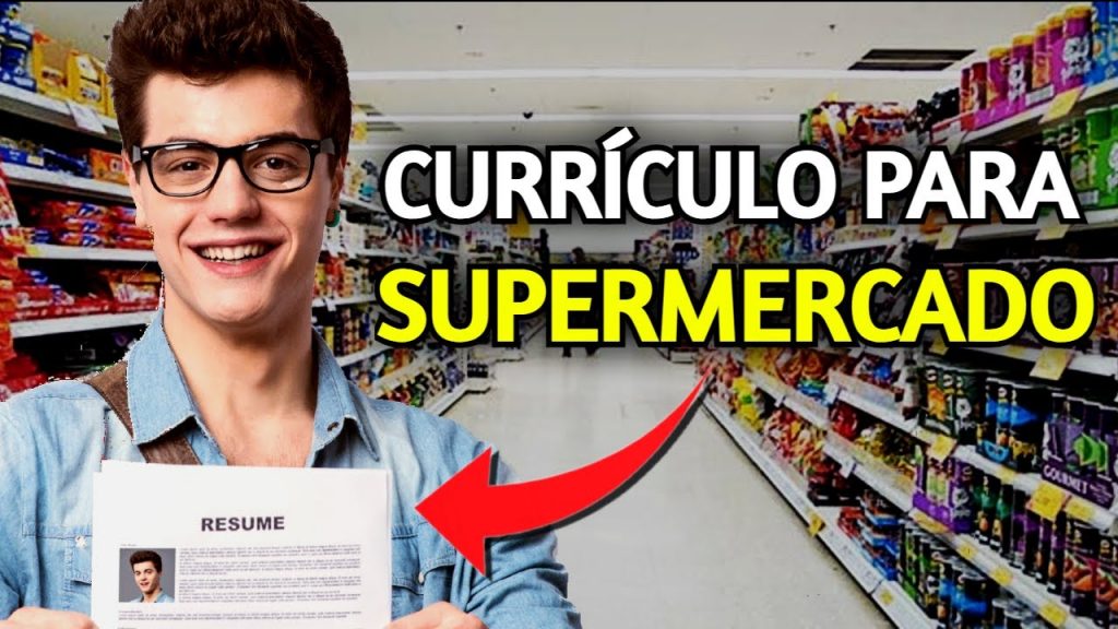Como FAZER CURRÍCULO para PRIMEIRO EMPREGO em SUPERMERCADO?