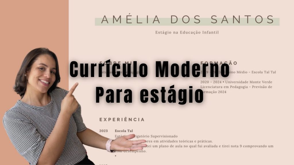 Como fazer um currículo para estágio de Pedagogia