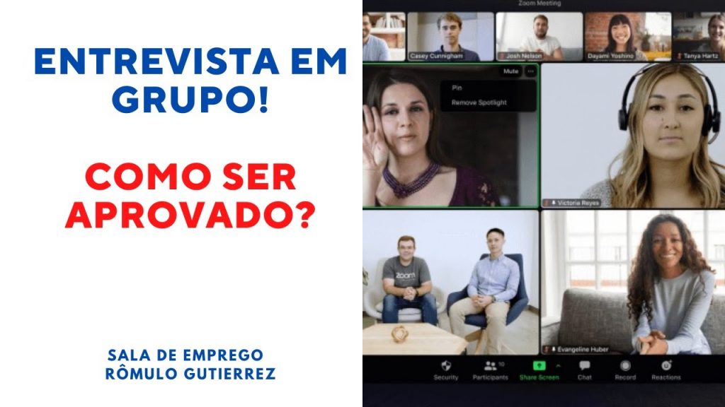 Como se dar bem na ENTREVISTA COLETIVA DE EMPREGO