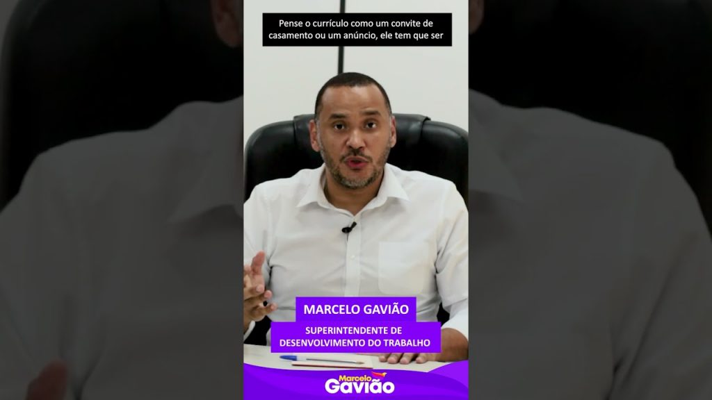 Ao montar um currículo, seja objetivo.