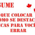 COMO FAZER UM BOM RESUMÉ (CURRÍCULO NO CANADA)