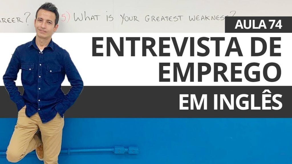 ENTREVISTA DE EMPREGO EM INGLÊS - AULA 74 PARA INICIANTES - PROFESSOR KENNY