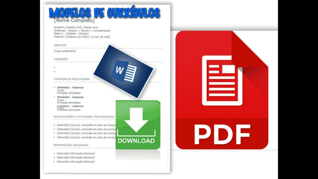 Como FAZER CRIAR MONTAR um CURRÍCULO Word & PDF e ENVIAR PELO CELULAR ( MODELOS na descrição⤵️)