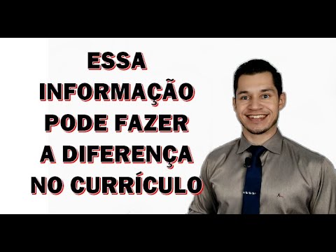 DICAS PARA CURRÍCULO DE ESTÁGIO
