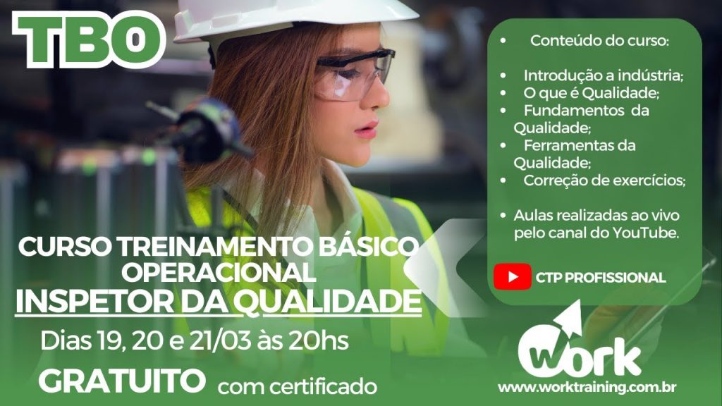 TBO INSPETOR DA QUALIDADE (TREINAMENTO BÁSICO OPERACIONAL PARA INSP. DA QUALIDADE) - 20.03 - AULA 02