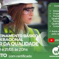 TBO INSPETOR DA QUALIDADE (TREINAMENTO BÁSICO OPERACIONAL PARA INSP. DA QUALIDADE) - 20.03 - AULA 02