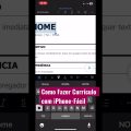 Como fazer Currículo com iPhone-Fácil #iphone #apple #shorts #fácil