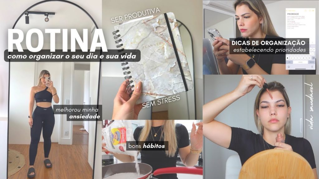 COMO SER MAIS ORGANIZADA ✨ ROTINA PRODUTIVA, DICAS DE ORGANIZAÇÃO TRABALHO E CASA, MENOS ANSIEDADE