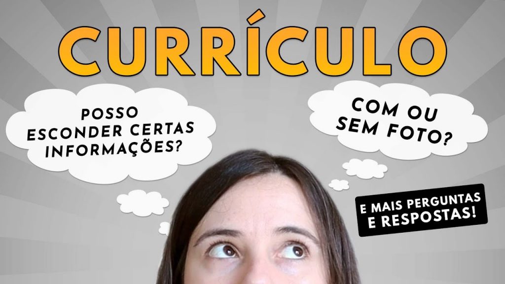 DICAS DE CURRÍCULO: DEVO COLOCAR FOTO? POSSO ESCONDER CERTAS INFORMAÇÕES DESSE DOCUMENTO? 🧐