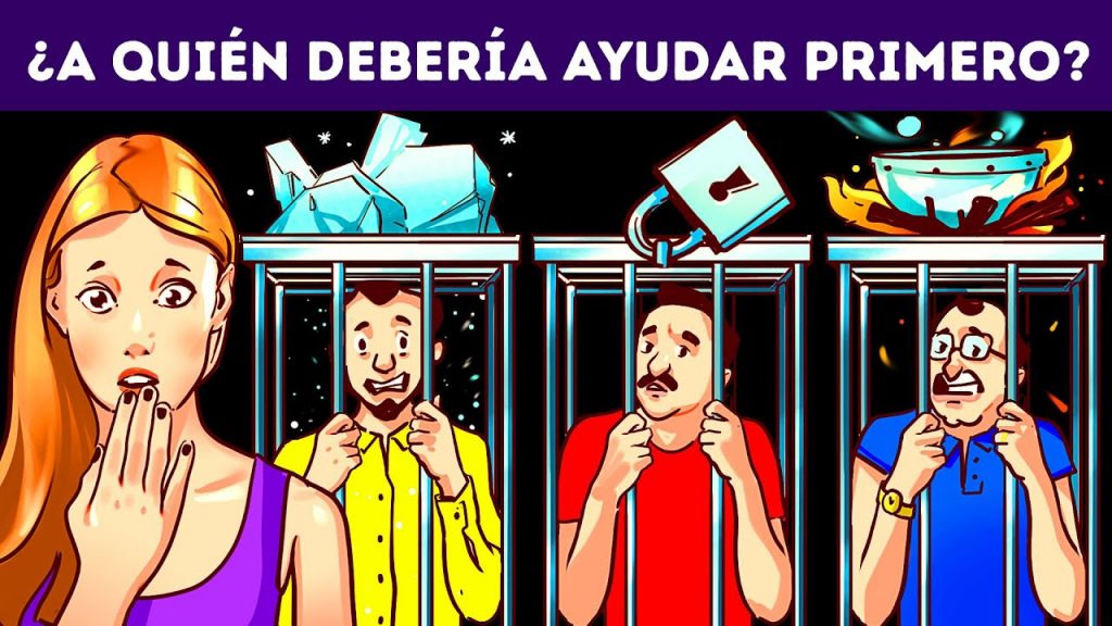 Si descifras el acertijo, salvarás a una chica y te convertirás en un héroe