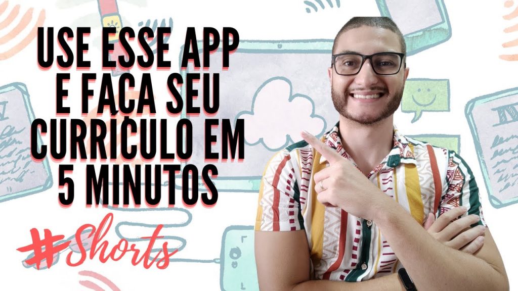 Melhor aplicativo para fazer currículo #shorts