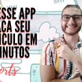 Melhor aplicativo para fazer currículo #shorts