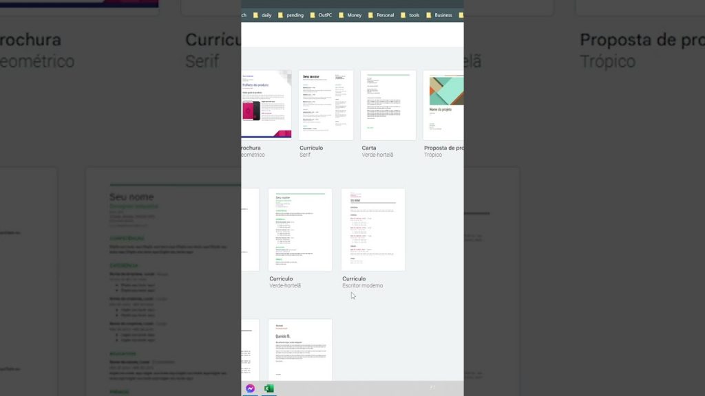 Criar Currículo no Google Docs em 30 segundos #googledocs #google #curriculo