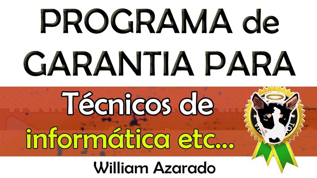 Garantia para técnicos de info etc...
